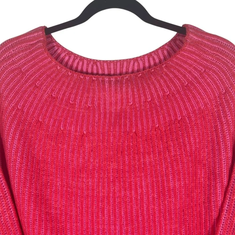 Free People Charlotte Tunic Oversized Sweater Blossom Glow Combo Size XS